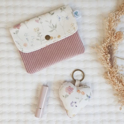 Carteira bombazine rosa