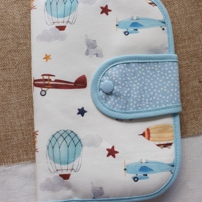 Porta documentos aviões e elefantes