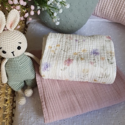 Musselina floral campestre