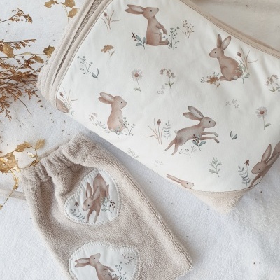 Toalha de banho coelhos dos bosque