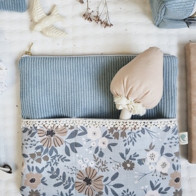 Bolsa para tablet/kobo bombazine azul