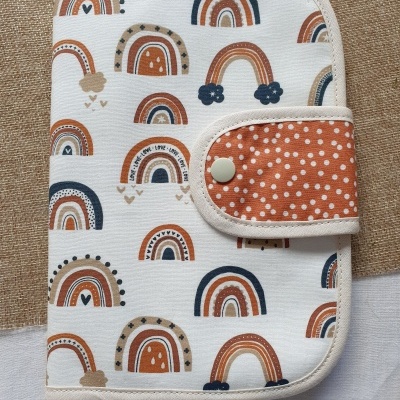 Porta documentos arco-íris tijolo