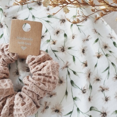 Musselina floral margaridas