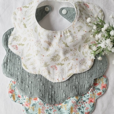 Pack babetes flor coral