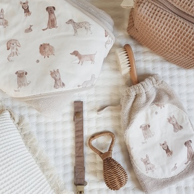 Toalha de banho cãezinhos