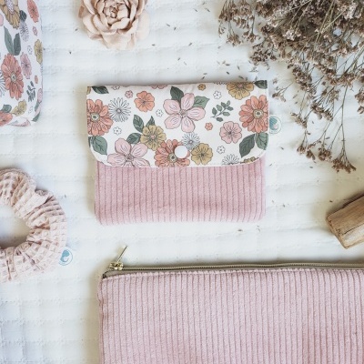 Carteira bombazine rosa