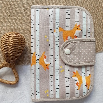 Porta documentos fox and trees