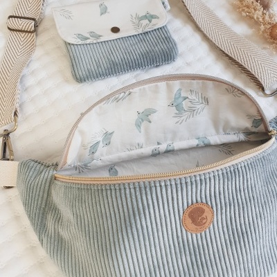 Bolsa cintura bombazine verde