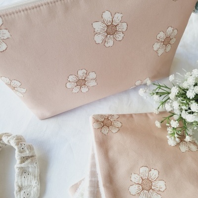 Necessaire malmequer pêssego