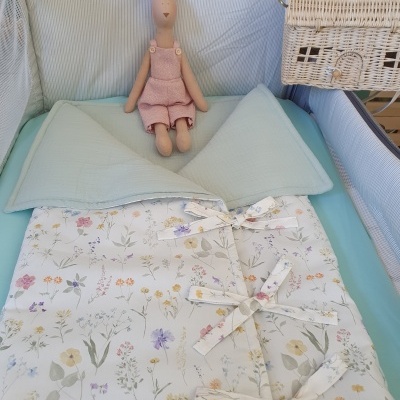 Saco de dormir floral campestre