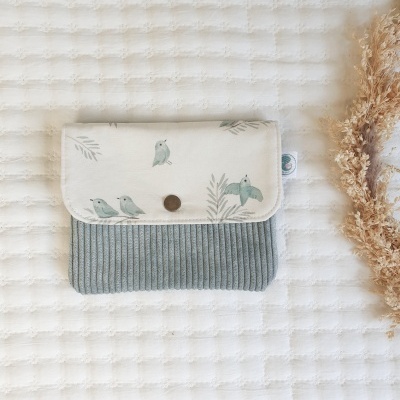 Carteira bombazine verde