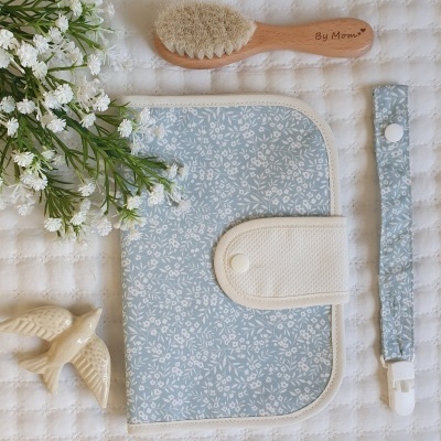 Porta documentos Primavera Azul