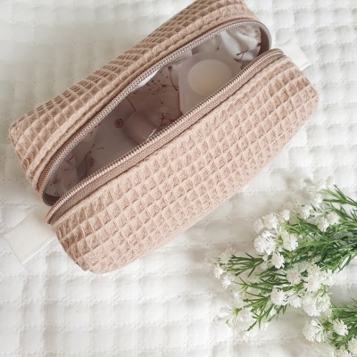 Necessaire box castanho