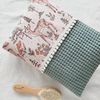 Bolsa para fraldas e toalhitas animais da floresta