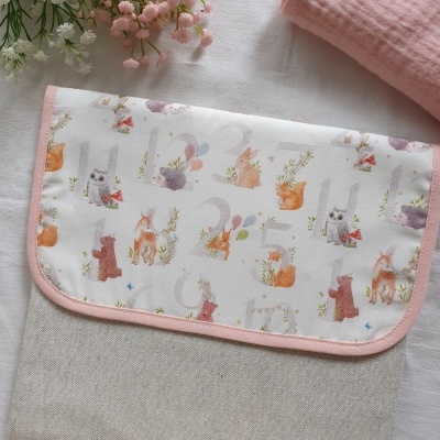 Muda fraldas portátil os números