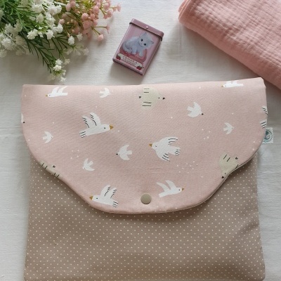 Bolsa roupa gaivotas