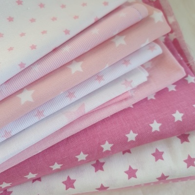 Pack estrelas em rosa