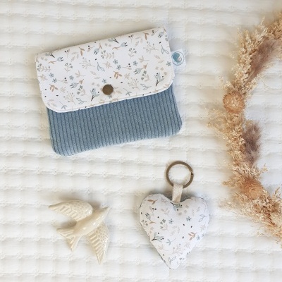 Carteira bombazine azul