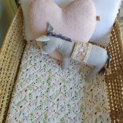 Colcha flores do campo