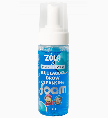 Espuma de Limpeza de Sobrancelhas Azul Blue Lagoon 150ml- Zola - PRÉ-VENDA📍 Espuma de Limpeza de Sobrancelhas Azul Blue Lagoon 150ml- Zola - PRÉ-VENDA📍