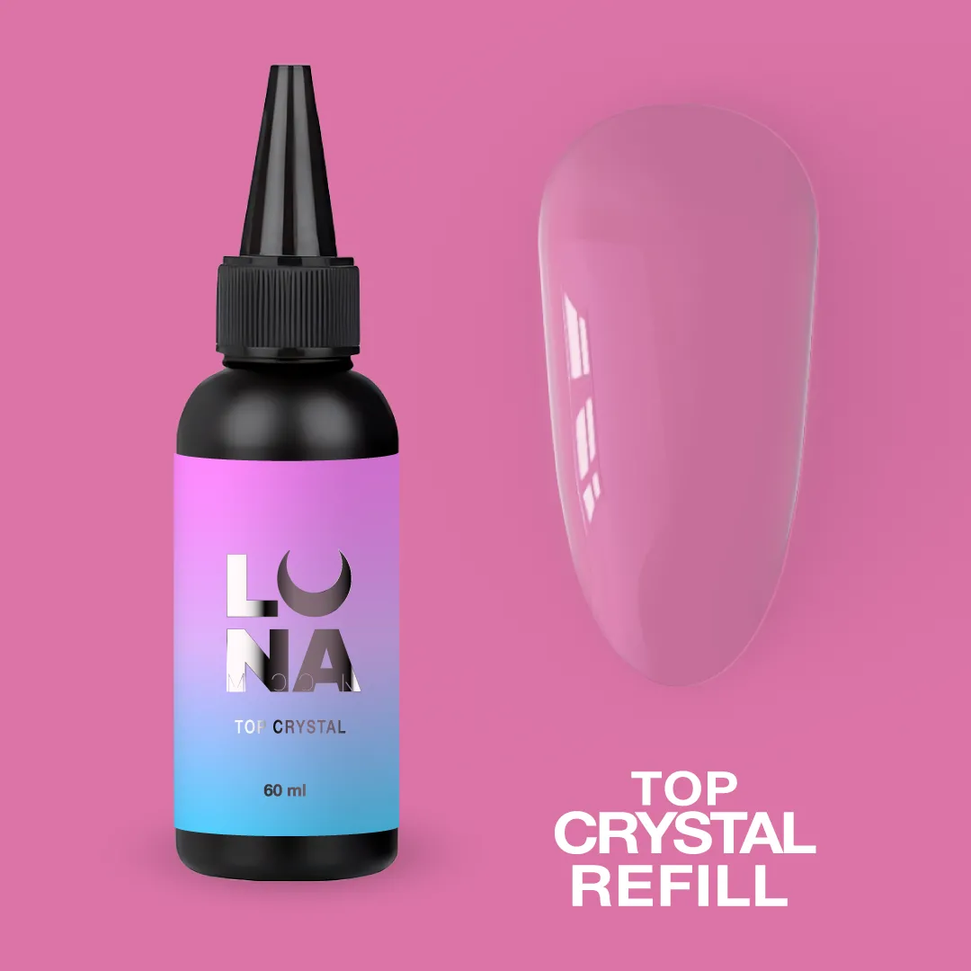 Refil Top Coat Crystal – 60 ml LUNAmoon Refil Top Coat Crystal – 60 ml LUNAmoon