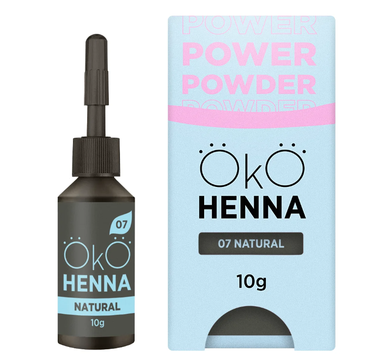 OKO Henna Power Powder Castanho Natural 10g OKO Henna Power Powder Castanho Natural 10g