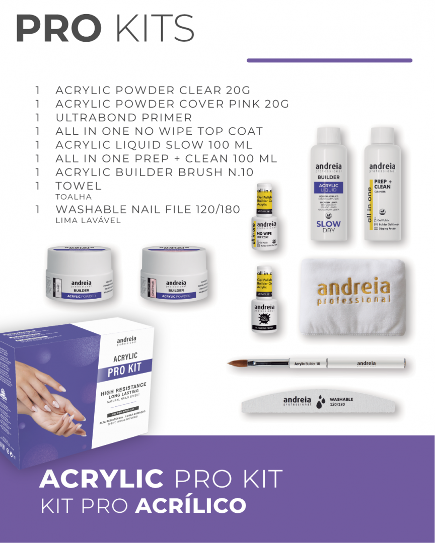 Andreia Professional – Kit Pro Acrílico Andreia Professional – Kit Pro Acrílico
