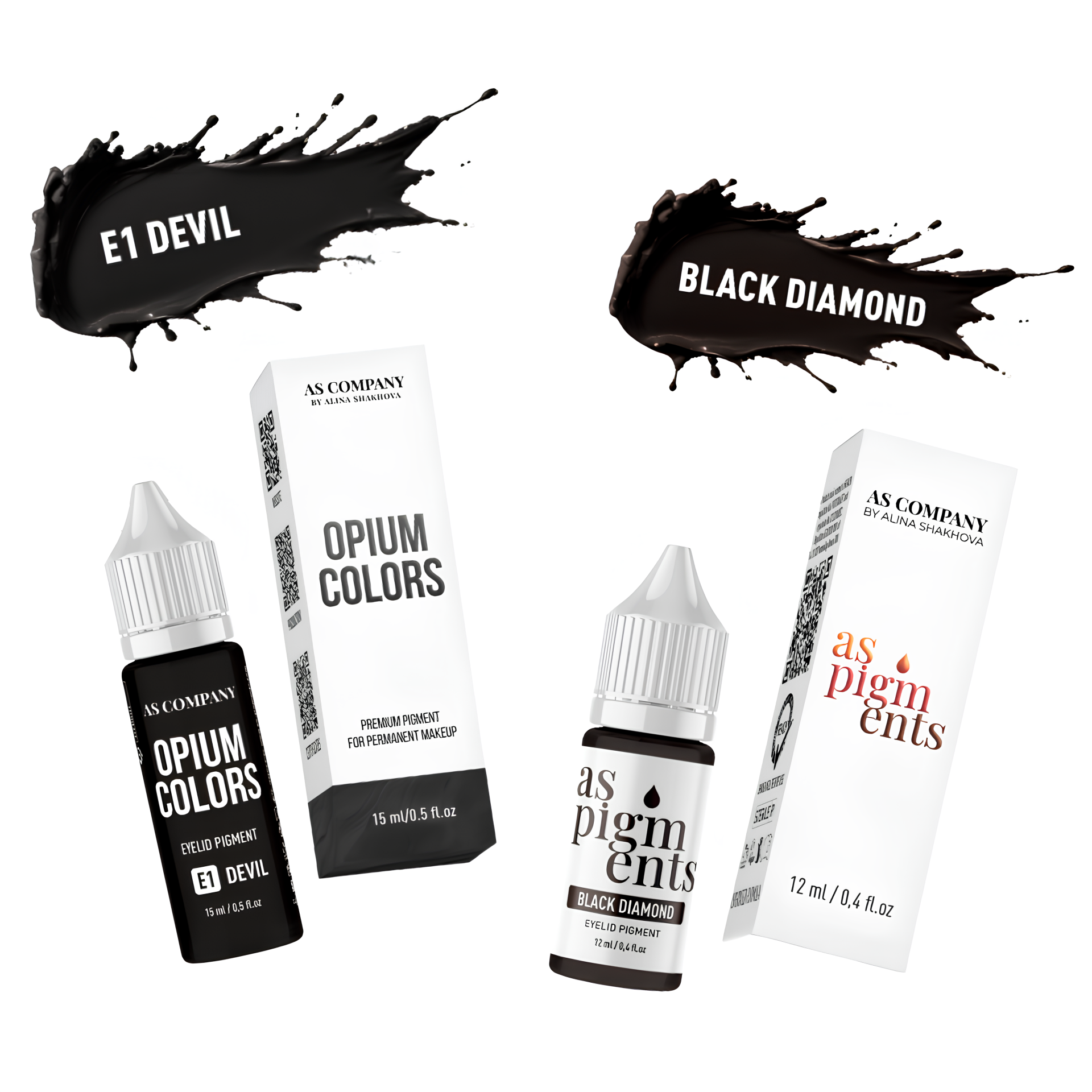 Pigmentos para Eyeliner 12/15ml – AS Company Pigmentos para Eyeliner 12/15ml – AS Company