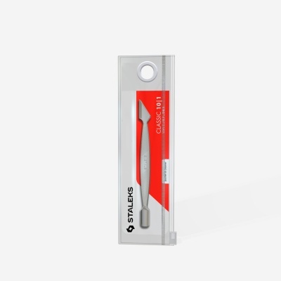 Espátula de Manicure Staleks Classic 10 Tipo 1 – Pusher Plano + Machadinha