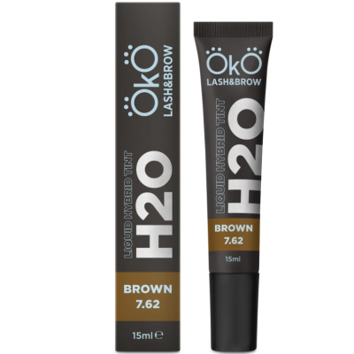 OkO lash&brow Tintura Híbrida Líquida H2O Castanho 15ml