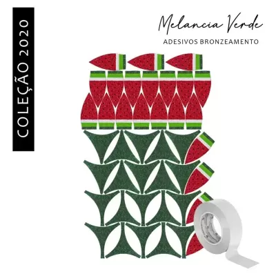 Kit Bronze - 1 Cartela De Biquíni Adesivo + 1 Fita - PRÉ-VENDA📍20 a 35 dias úteis