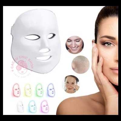 Máscara Led 7 Cores Fototerapia