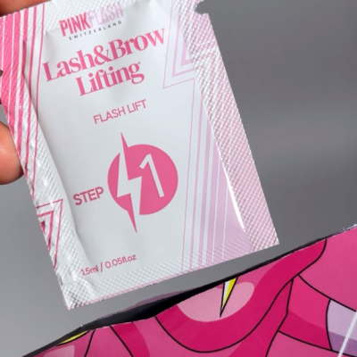 Pink Flash Lash and Brow Lift Passo 1 – 5 Saquetas