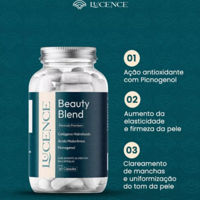 Vitamina Beauty Blend Hidratação Firmeza De Dentro Para Fora Lucence