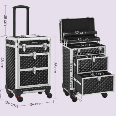 Mala Trolley Profissional Estética Marselha