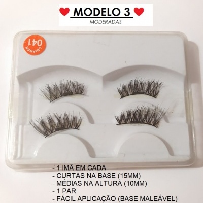 Pestanas Magnéticas - Não precisa de Cola