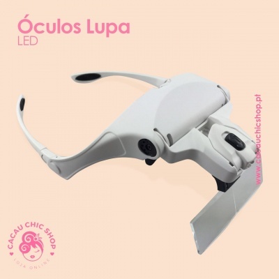 Óculos Lupa Led