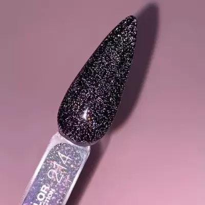 Verniz Gel Refletivo – Color Reflection Nº214 Roxo Escuro – 13 ml LUNAmoon