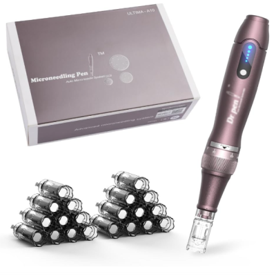 Kit Dr.Pen A10 DermaPen Microneedling Caneta sem Fios + 22 Recargas