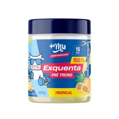 Exquenta Mais Mu Performance - Pré-Treino - Tropical - 300g - PRÉ-VENDA📍