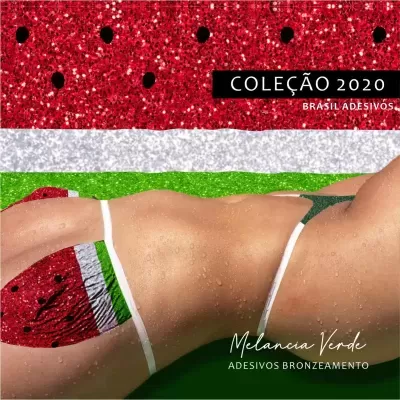 Kit Bronze - 1 Cartela De Biquíni Adesivo + 1 Fita - PRÉ-VENDA📍20 a 35 dias úteis