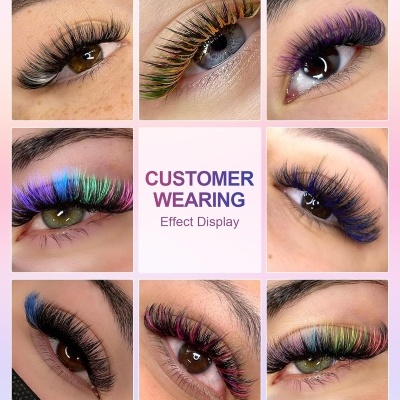 Pestanas Coloridas Nagaraku 0.15 D - Vários Tamanhos