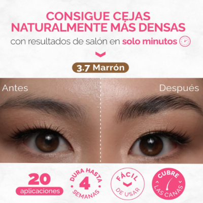 Kit de Tintura de Sobrancelha Castanho RB RENATA BEAUTY - Entrega Imediata 🟢