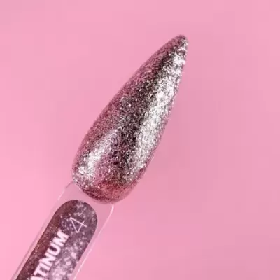 Platinum Gel Nº4 – Prateado com Toque Dourado  – 5 ml LUNAmoon