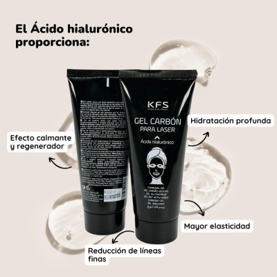 Máscara de Gel com Carvão Ativado e Ácido Hialurónico – 100 ml