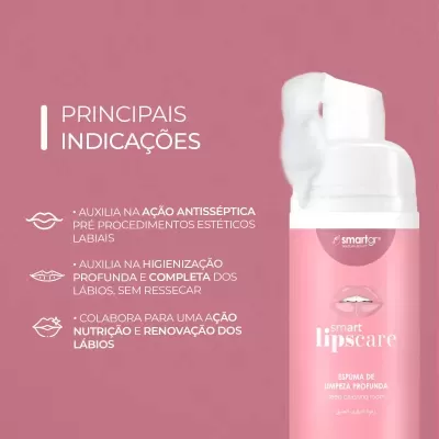 Espuma de Limpeza Labial - Lips Care 50ml - Smart GR