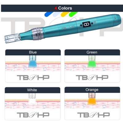 Kit DermaPen Blue Sem Fio + 25 Cartuchos + 2 Baterias