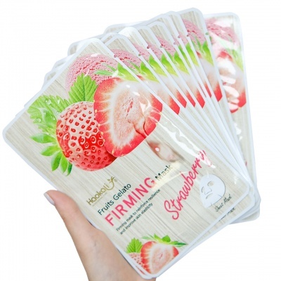 Máscara Facial Firmadora Morango 10 und