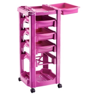 Carrinho Auxiliar Cabeleireiro Vegas com Rodas - Multifuncional - Várias Cores