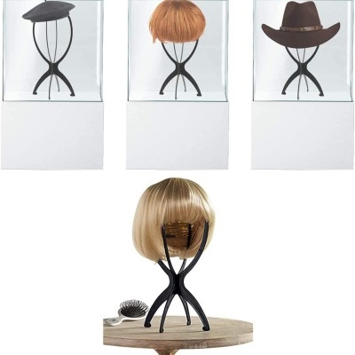 Suporte de Peruca Dobrável